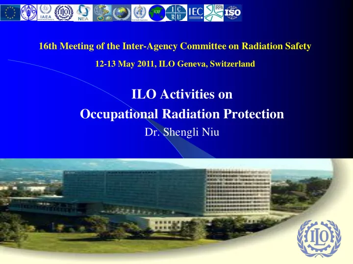 16th meeting of the inter agency committee on radiation