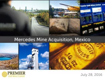 DISCLAIMER  This presentation may contain &quot;forward looking information&quot; within the