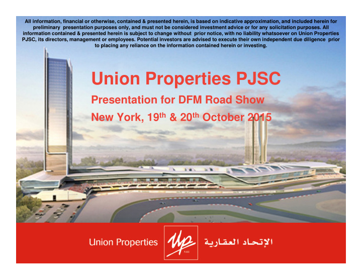 union properties pjsc