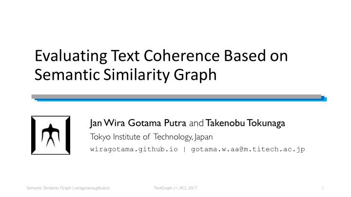 evaluating text coherence based on semantic similarity