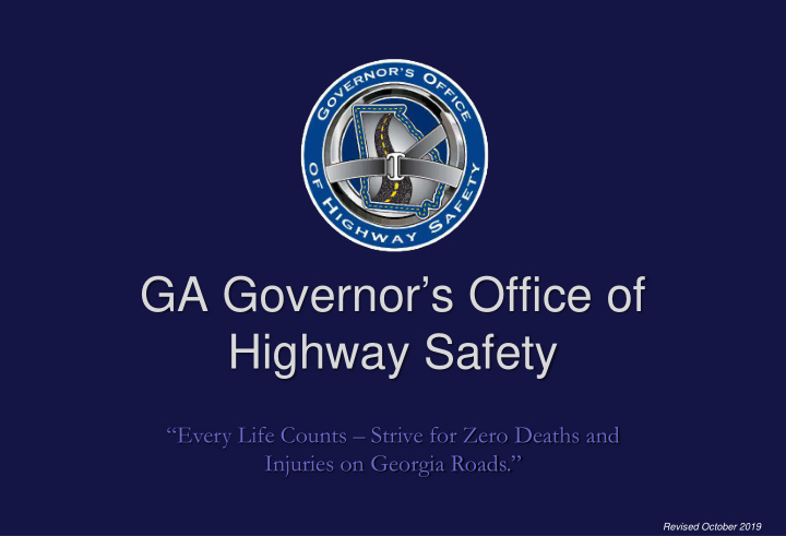 ga governor s office of highway safety