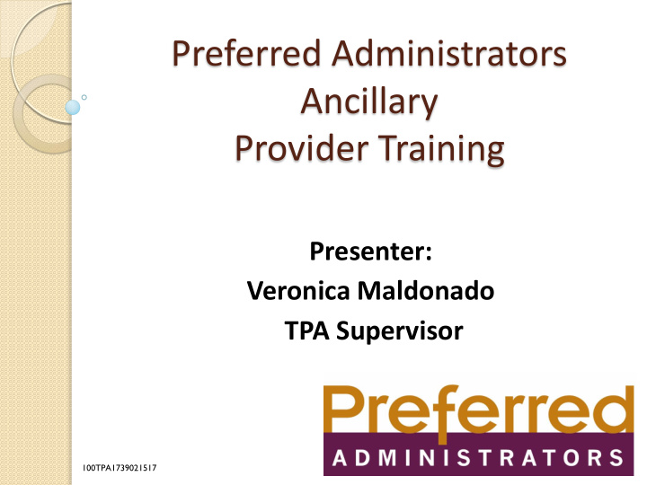 preferred administrators