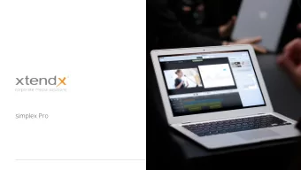 simplex Pro  simplex Pro  Webcasting Studio  Features  Webcast with video &amp; slides
