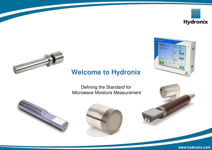 welcome to hydronix