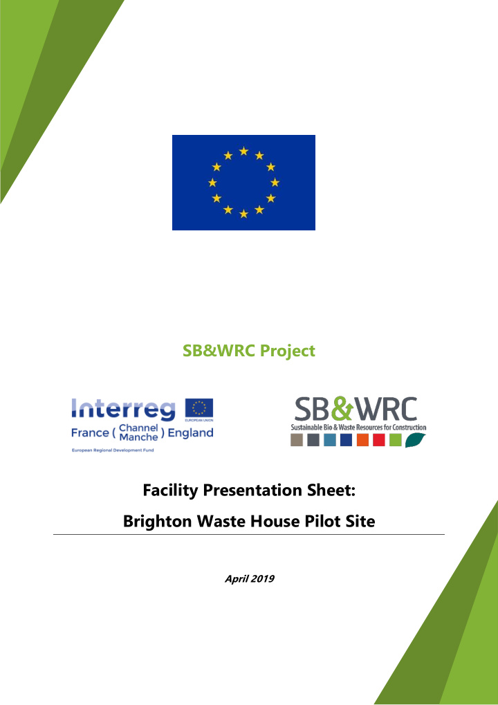 sb wrc project facility presentation sheet brighton waste