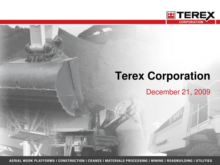 terex corporation