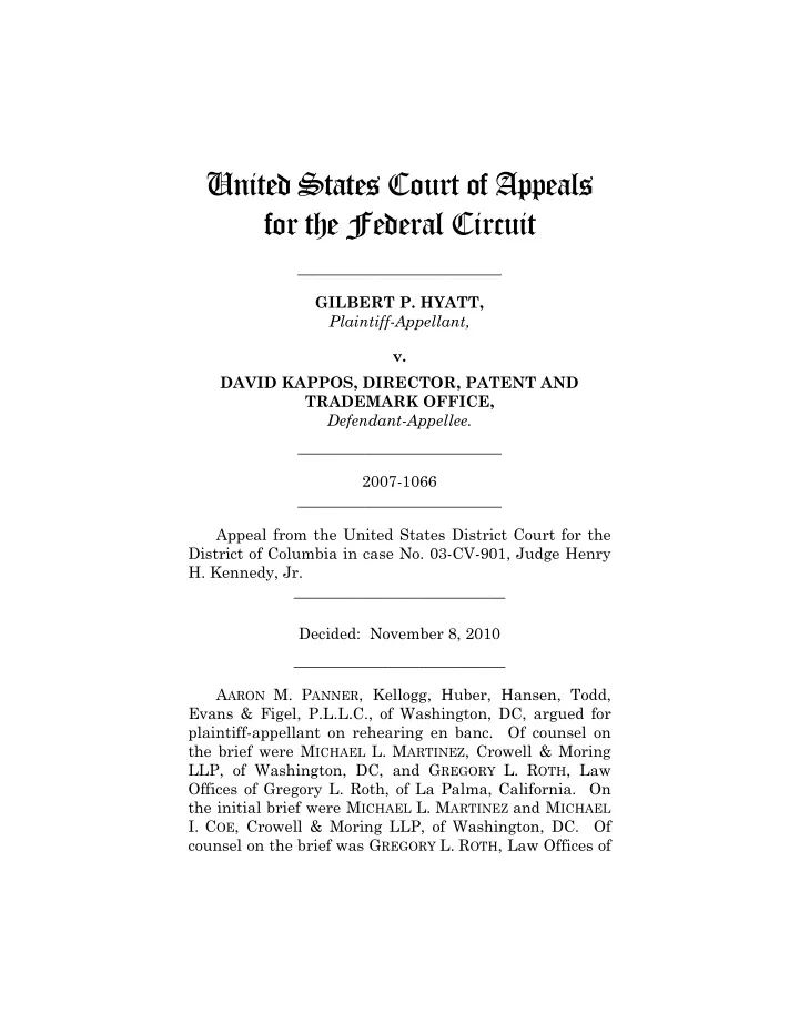 united states court of appeals for the federal circuit