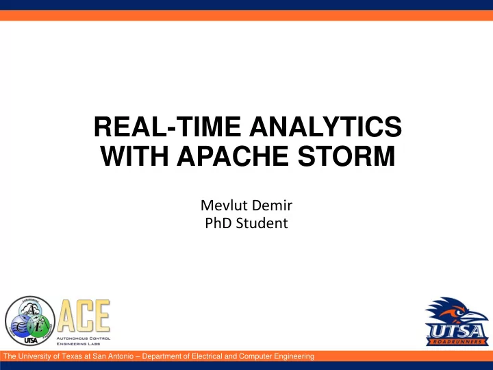 with apache storm