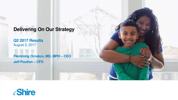 delivering on our strategy