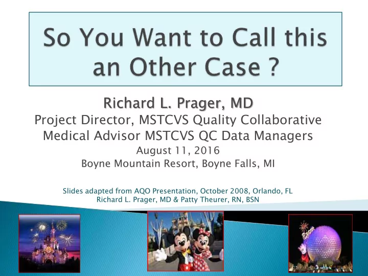 richard l prager md