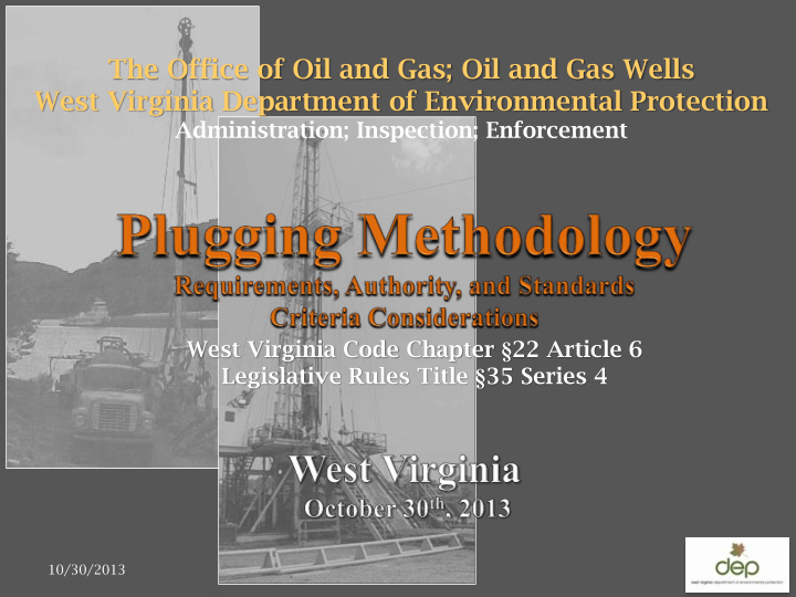 west virginia department of environmental protection
