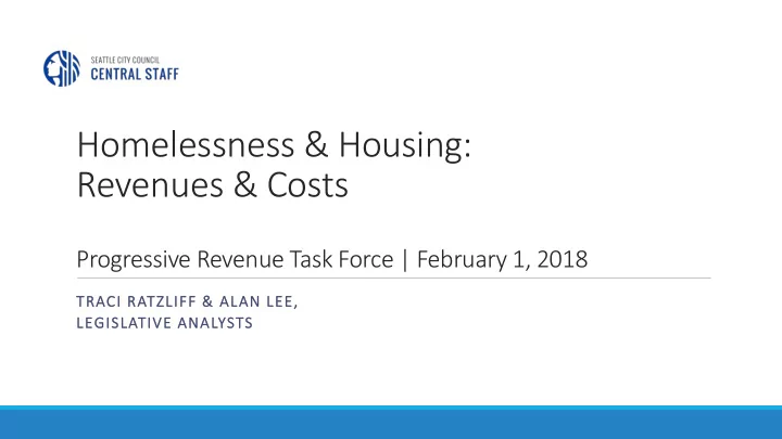 homelessness housing