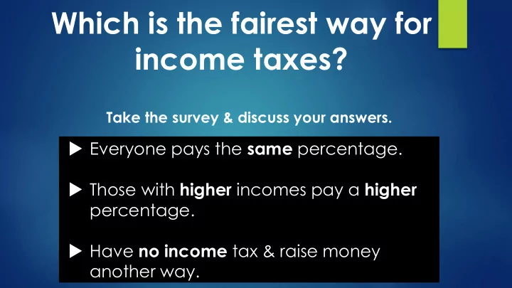 income taxes