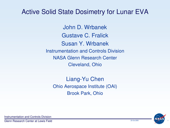 active solid state dosimetry for lunar eva