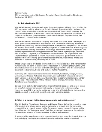 1  governments and citizens. It then asks careful and important questions about the  effectiveness