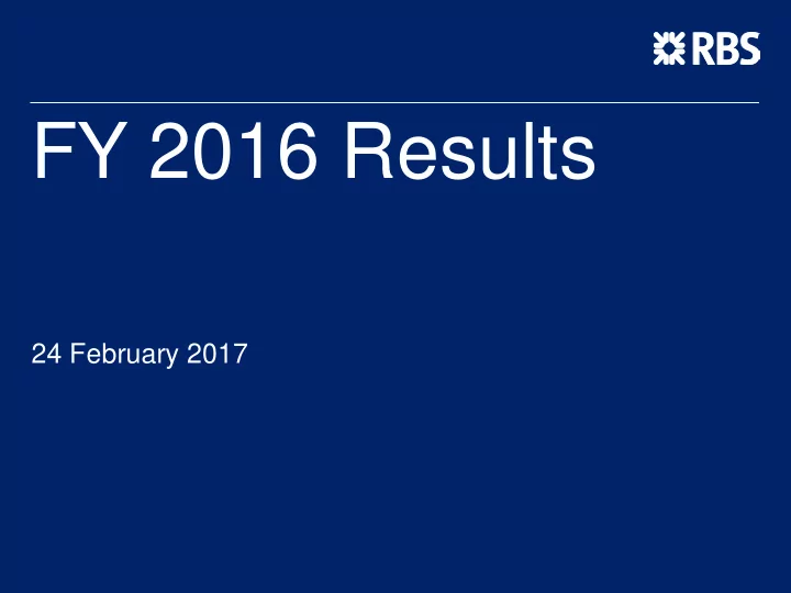 fy 2016 results