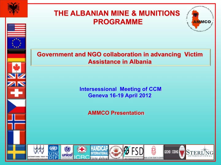 assistance in albania intersessional meeting of ccm