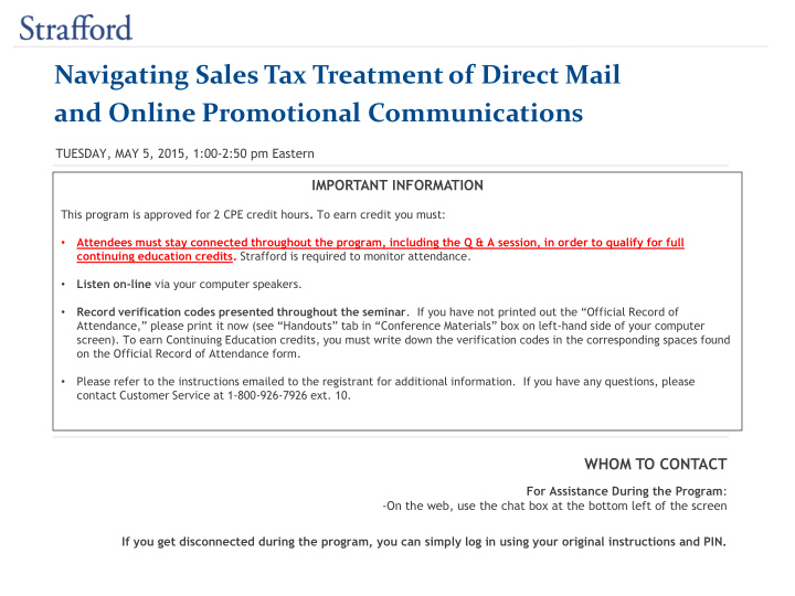 navigating sales tax treatment of direct mail
