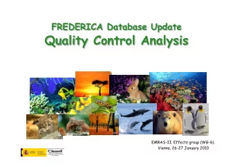 Quality Control Analysis  Quality Control Analysis  Quality Control Analysis  EMRAS-II. Effects