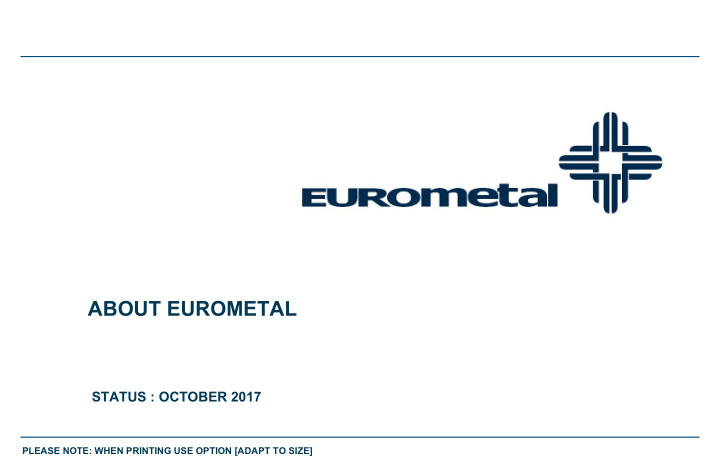 about eurometal