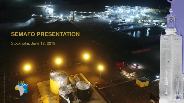 semafo presentation