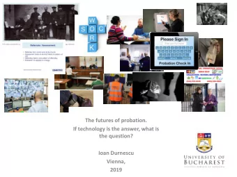 Ioan Durnescu  Vienna,  2019    Many meanings and levels of  definition:  the application