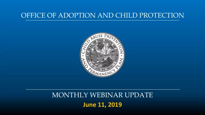 office of adoption and child protection