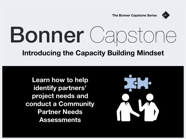 bonner capstone