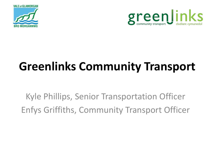 greenlinks community transport