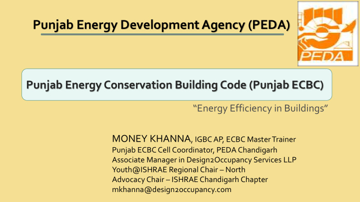 punjab energy development agency peda