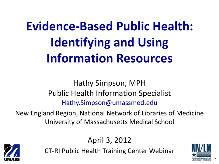 identifying and using