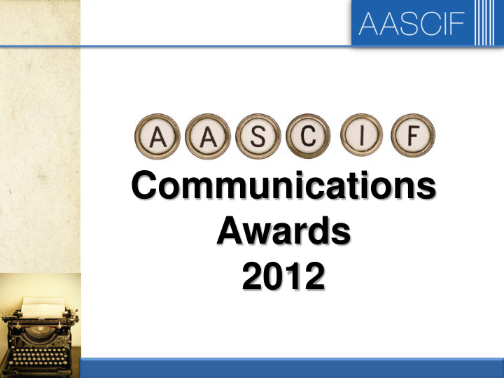 communications awards 2012 category 1 external brochure