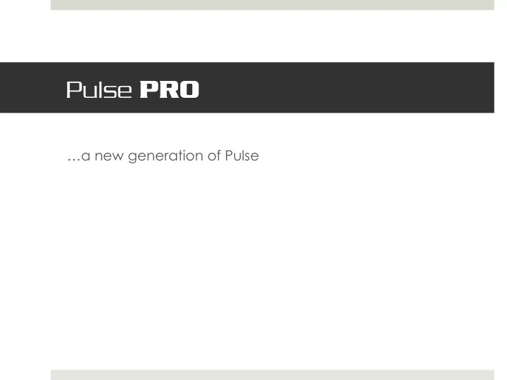 pulse pro