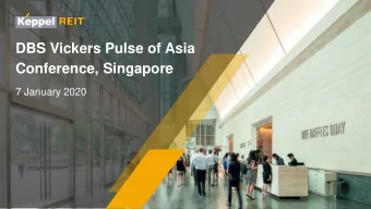 DBS Vickers Pulse of Asia  Conference, Singapore  7 January 2020  Outline  Key Highlights  3