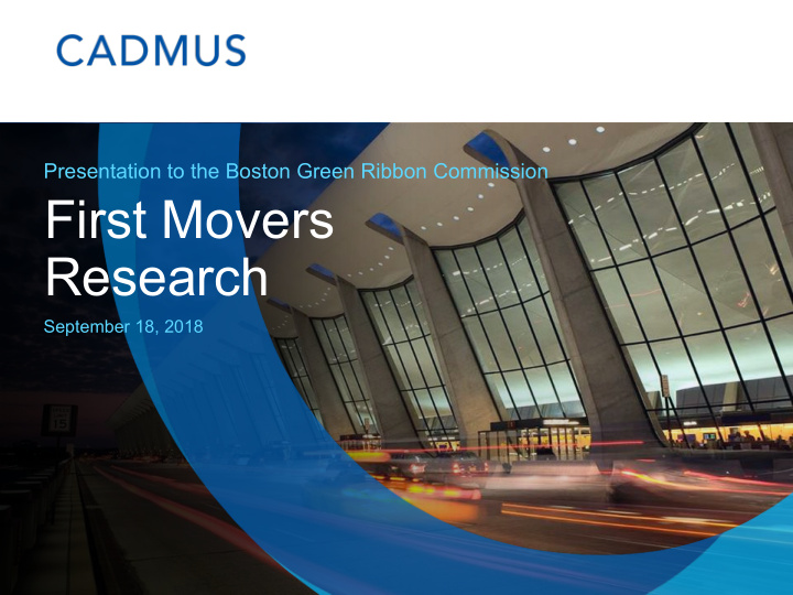first movers research