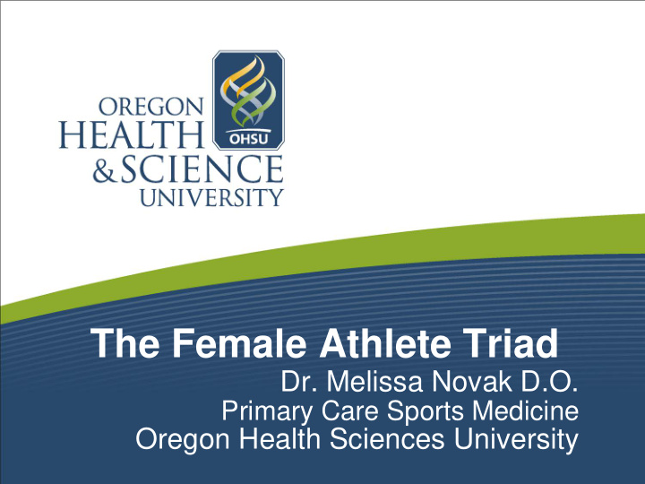 the female athlete triad