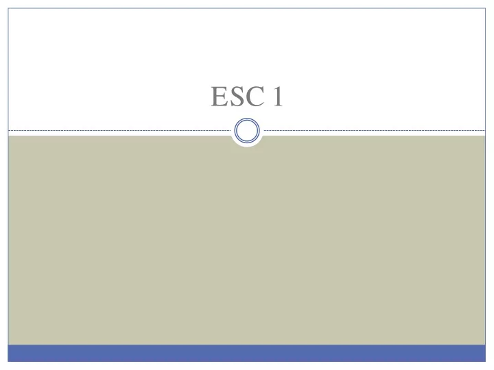 esc 1 property value study