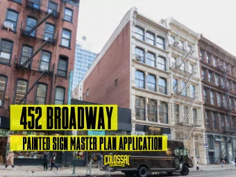 452 BROADWAY  PAINTED SIGN MASTER PLAN APPLICATION  Lot Diagram  Zoning Map  2  452 BROADWAY -