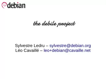 Sylvestre Ledru  sylvestre@debian.org  Lo Cavaill  leo+debian@cavaille.net  Debian  + 20