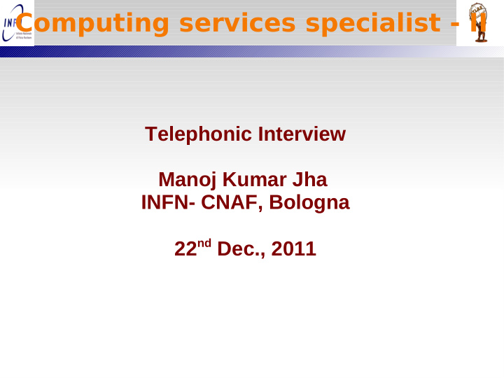 computing services specialist ii