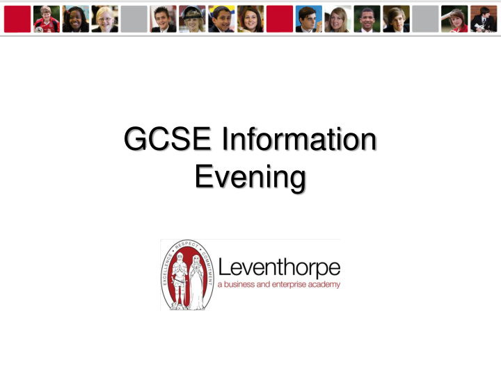 gcse information