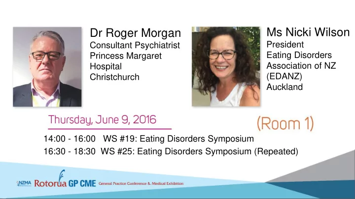 ms nicki wilson dr roger morgan