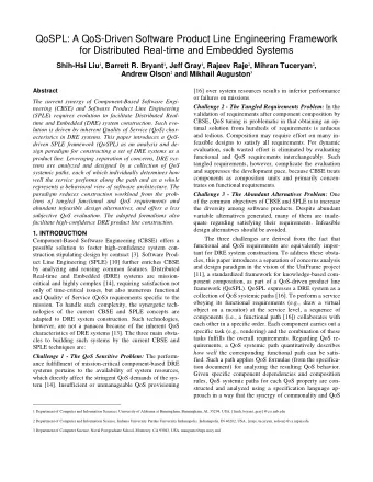 QoSPL: A QoS-Driven Software Product Line Engineering Framework  for Distributed Real-time and