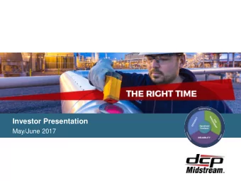 Investor Presentation  May/June 2017  Forward-Looking Statements  Under the Private Securities