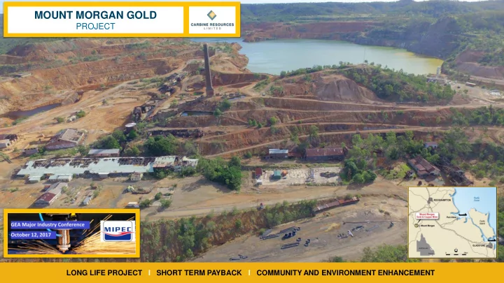 mount morgan gold
