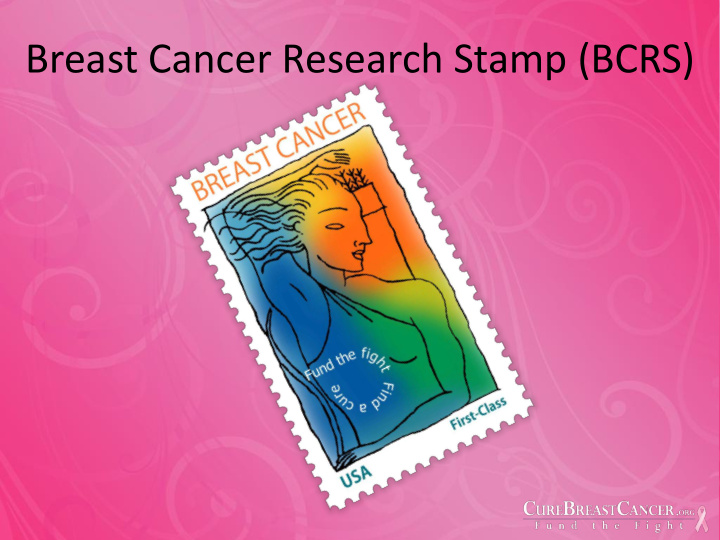 breast cancer research stamp bcrs facts