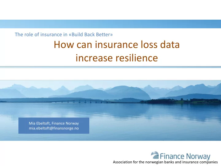 increase resilience