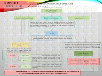 CHAPTER 1  &quot;If the man dies the deeds stop except for three  cases: as perpetual charity,