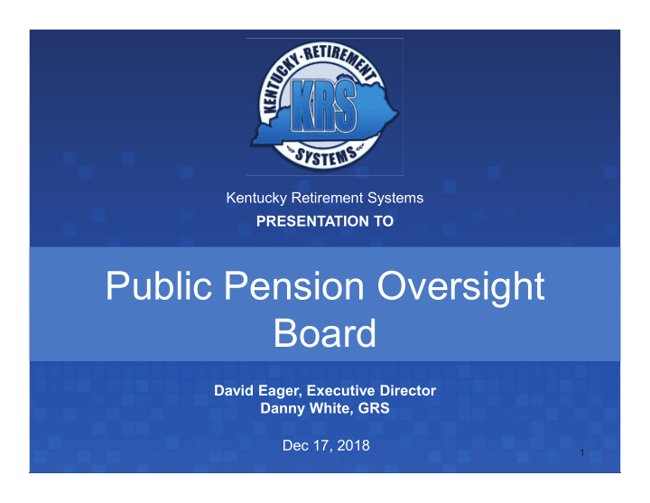 public pension oversight
