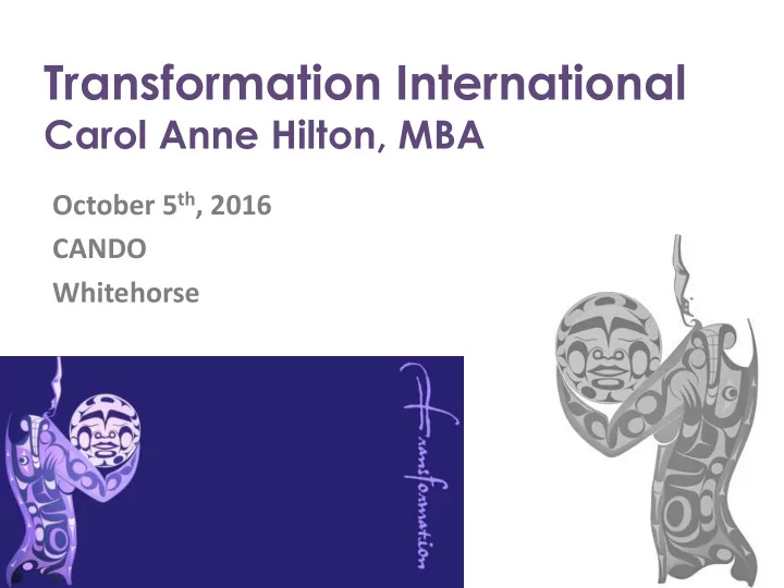 transformation international
